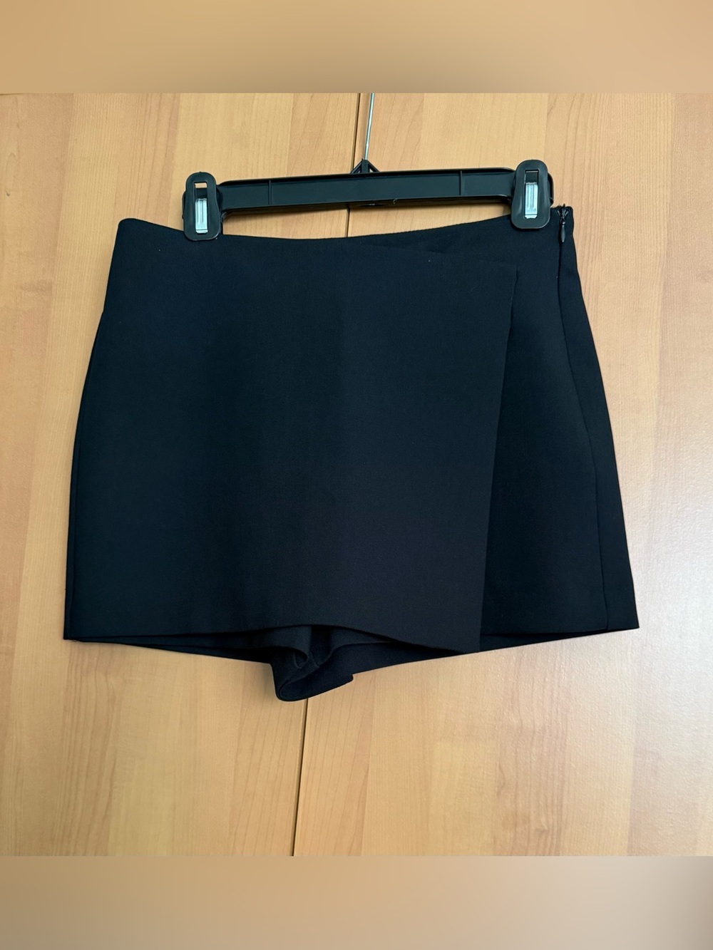 Zara Black Women's Skort with Front Panel